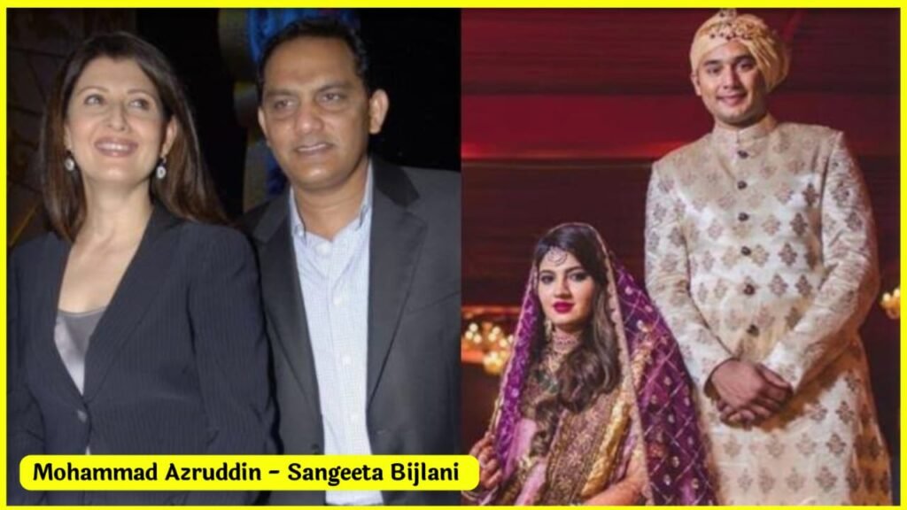 Mohammad Azruddin weds Sangeeta Bijlani 